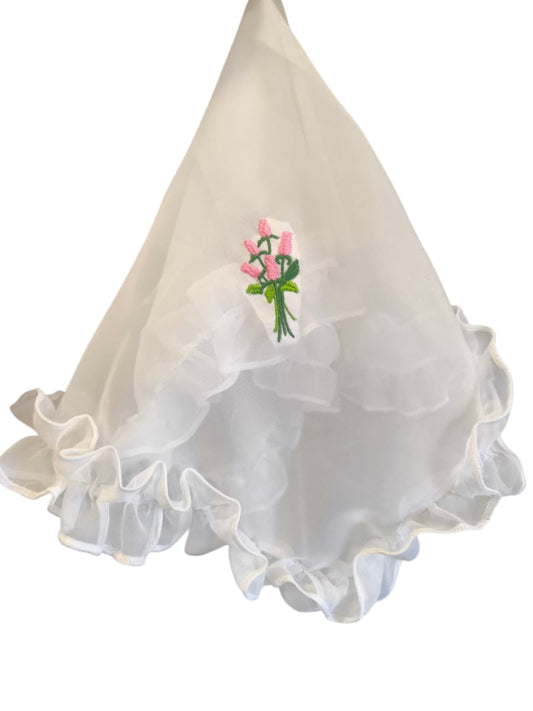 Pañuelo de Cueca Tradicional Blanco