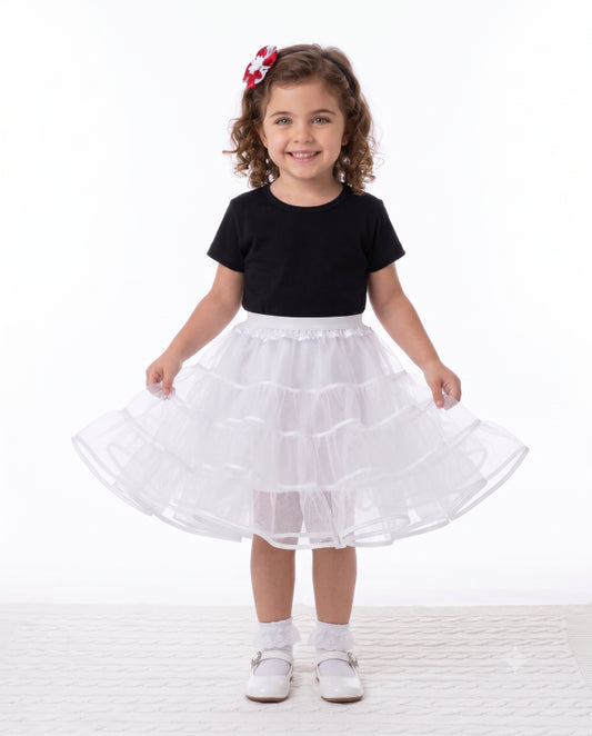 Falso de Cueca Chilena –  para Vestido de Cuequera Talla 4