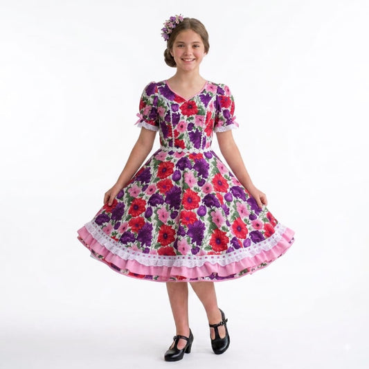 Vestido de Cueca Juvenil – Traje Típico de China TALLA 14