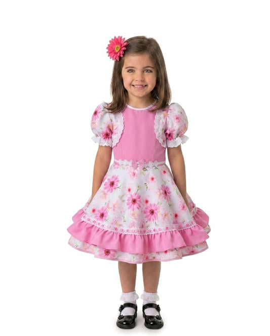 Vestido de Cueca TALLA 4 Traje Típico de China Infantil Rosita