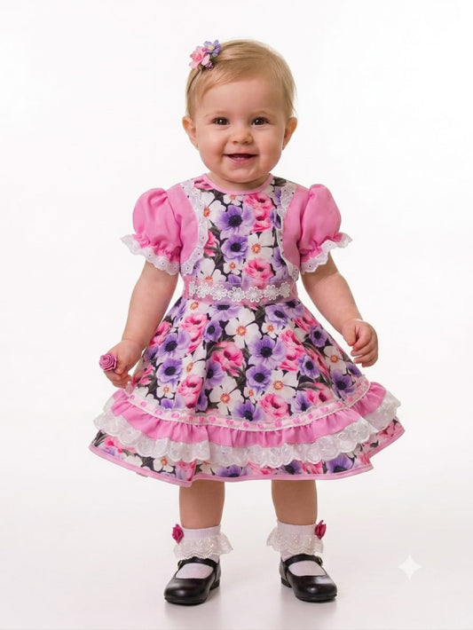 Vestido de Cueca Talla 1 – Purpura