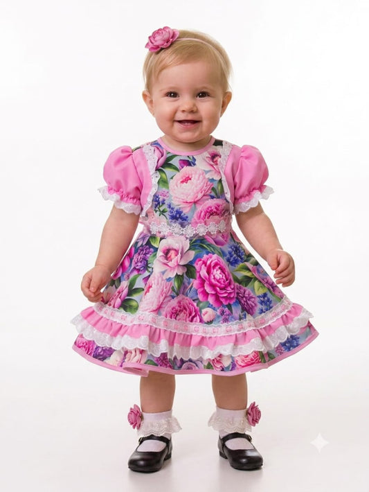 Vestido de Cueca Talla 1 – Rosita floreado